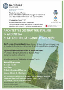 Architetti e costruttori italiani in Argentina negli anni della grande migrazione