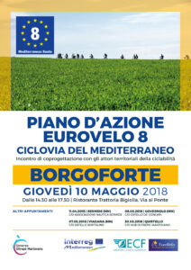 Piano d’azione Eurovelo8 | BORGOFORTE, 10.05.2018