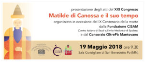 Matilde di Canossa e il suo tempo | Presentazione degli atti del XXI Congresso